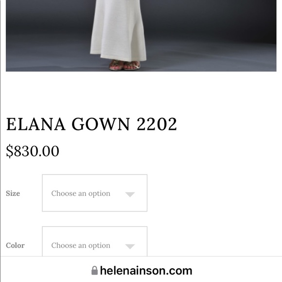 Elena Evening Dress - Picture 8 of 9